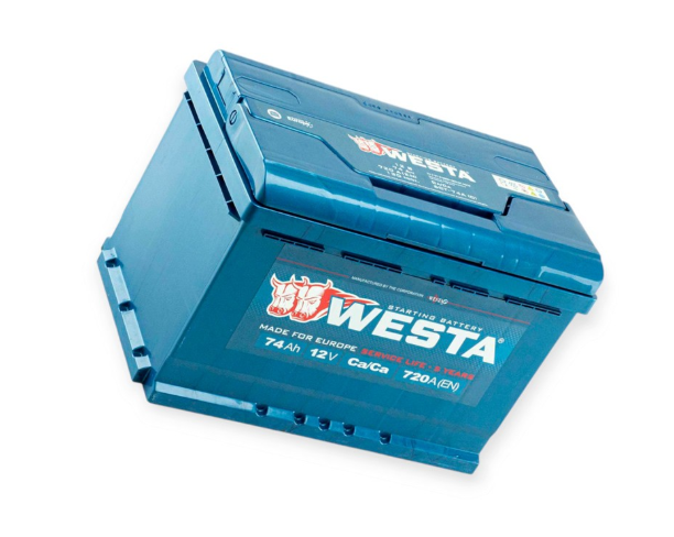 Аккумулятор   Westa  74Ач 720A Premium (L3) (0) Евро прав +