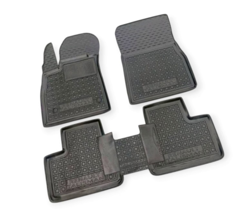 коврики салона Renault Talisman 2015-> борт 2,5см, с перемычкой