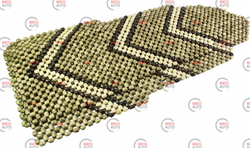 накидка на сиденье  массажная косточка "лак" комбинированная (2 шт)