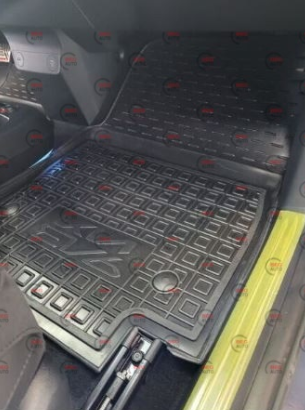 коврики салона Kia EV6 Mod борт 2,5см, с перемычкой  "под заказ" 12075 - зображення 2