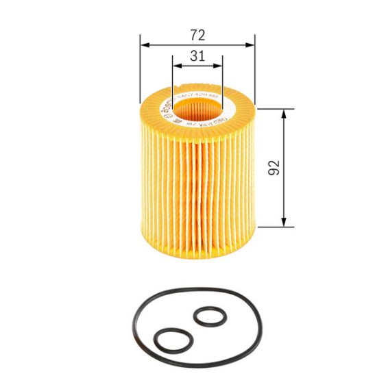 Фільтр масляний 1 457 429 199 - зображення 2
