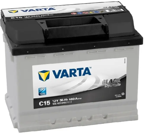 Аккумулятор VARTA BLACK DYNAMIC 56Ah, EN 480, левый "+" 242х175х190 (ДхШхВ) 6СТ-56 Аз (C15)