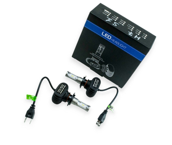 лампа LED H7 12V-24V S1 6500K 4000L 36W 360° радиатор