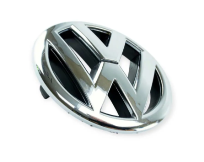 эмблема реш. Volkswagen Jetta 5C Ø 13см, пластик, хром