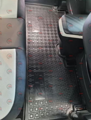 коврики салона Kia EV6 Mod борт 2,5см, с перемычкой  "под заказ" 12075 - зображення 3