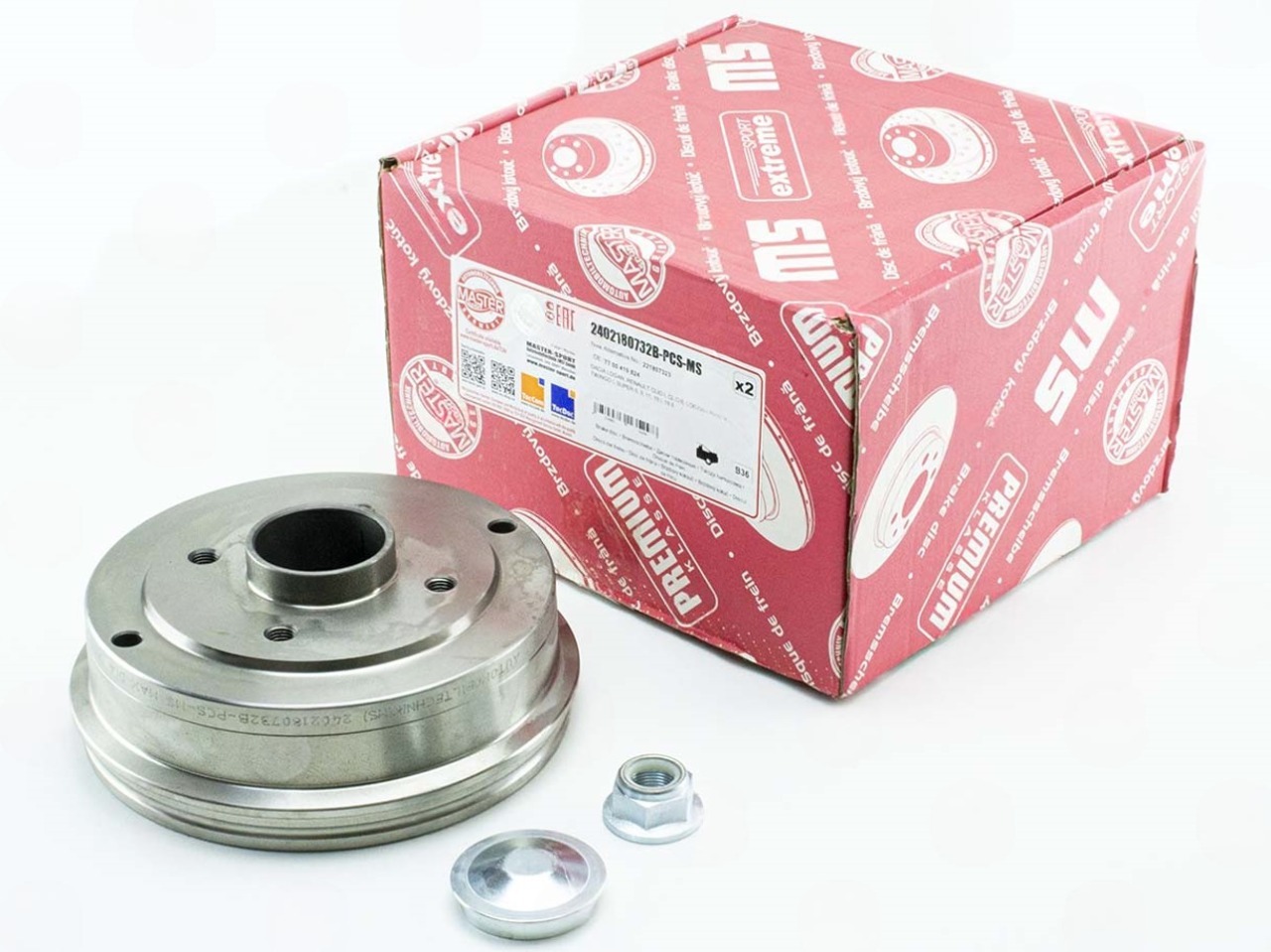 барабан тормозной Logan d-180mm (MASTER-SPORT)