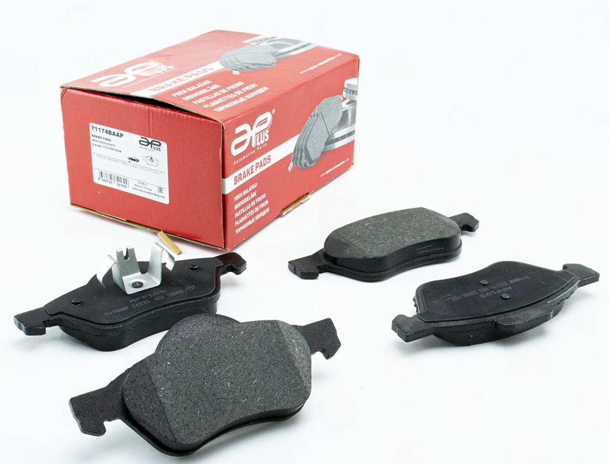 колод.торм. пер. Renault Megane II, Scenic II сис. ATE  (APLUS)