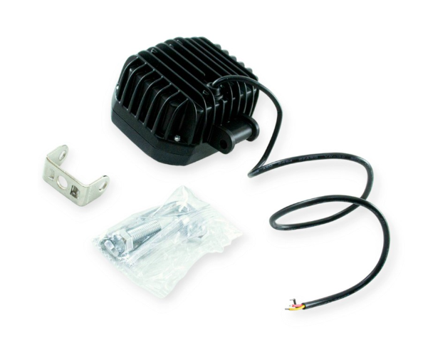 фара дополнительная LED  прямоуг.  90х75х50 (Д/В/Ш) 60W 5000K CREE дальний+ДХО 01551 - зображення 2