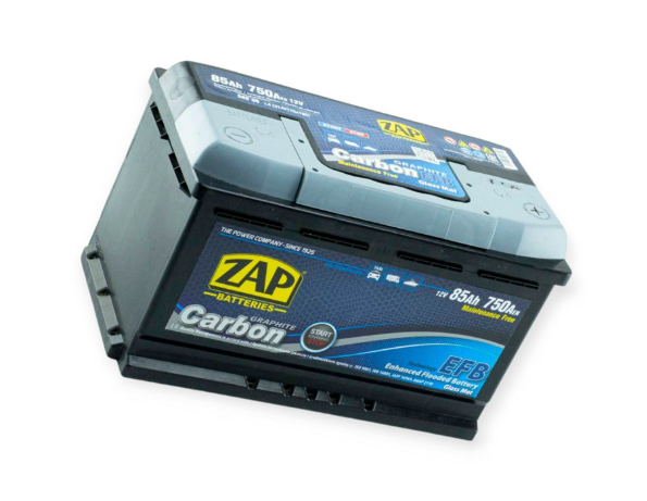 Аккумулятор ZAP  85Ач 750А Carbon EFB (Start-stop) (L4) (0) Евро правый +