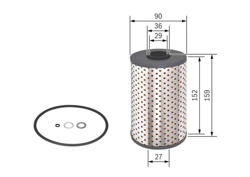 Масляний фільтр 1 457 429 123 - зображення 2