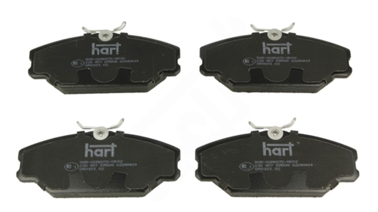 колод.торм. пер. Renault Megane I, Laguna I  (HART)