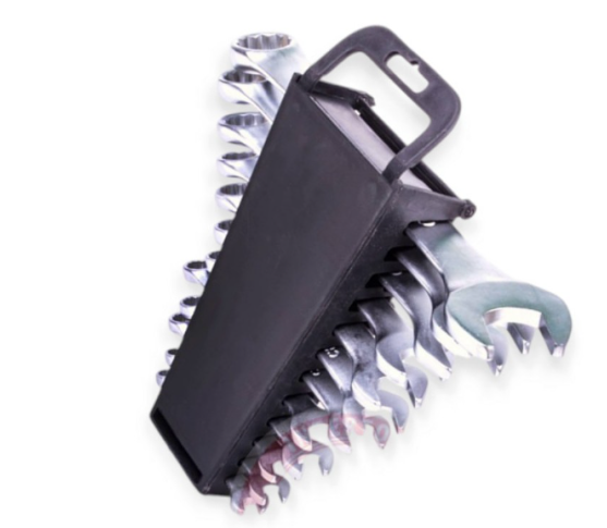 набор ключей рожково-накидных  6-22 мм 12 шт (планшет) CrV HT-1203 - зображення 3