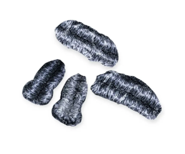 чехлы салона универс. "меховые" тигр темно-серый  №13