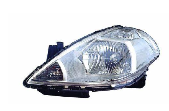 NS Tiida i (С11) 04-13 Фара перед.лів.елек. H4/PY21W/W5W (ASIA)