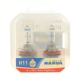 лампа H11 12V 55W NARVA RP +150% (пара)