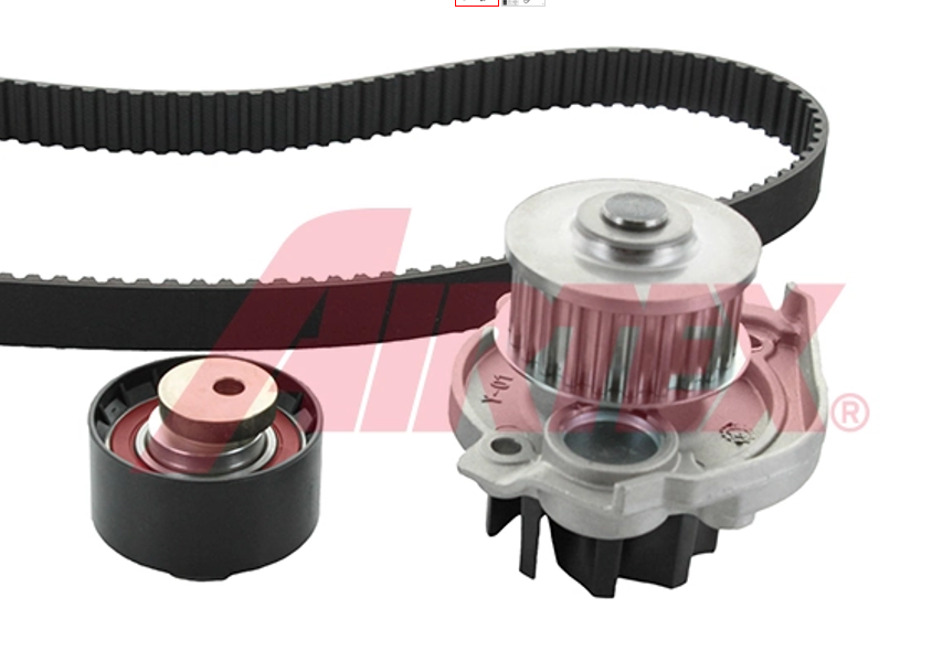 ремкомплект ГРМ (ремень+ролики+помпа) Fiat Doblo, Opel Combo 1.4i 10->  (AIRTEX)