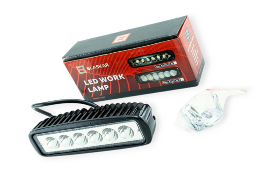 фара дополнительная LED  прямоуг. 160х45х50 (Д/В/Ш) 6 диод. элемент.