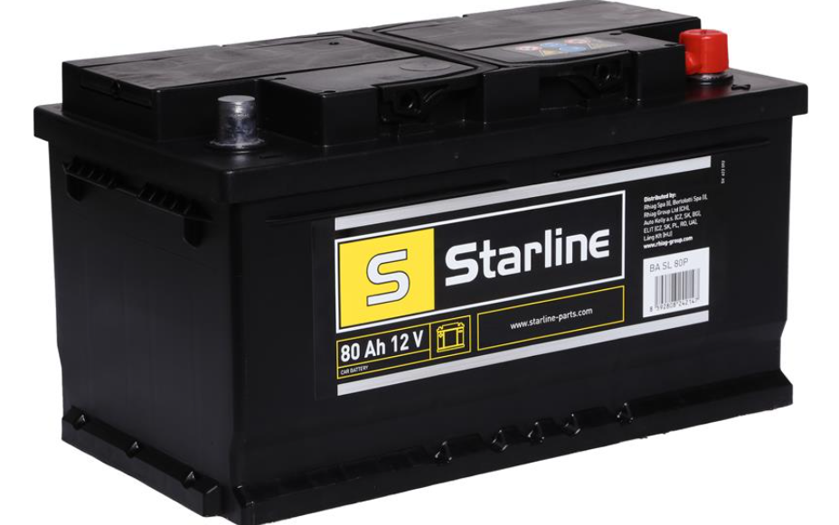 Аккумулятор STARLINE, R"+" 80Ah, En740 (315 x 175 x 175) правый "+", B13