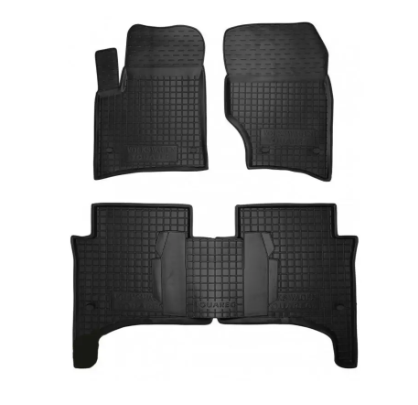 коврики салона VW Touareg, Porsche Cayenne 2002-2010  борт 2,5см, с перемычкой