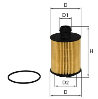 фильтр масл. Fiat Doblo 1.3D Multijet 10->, Opel Combo 1.6DCTI 10->  (SMARTEX)