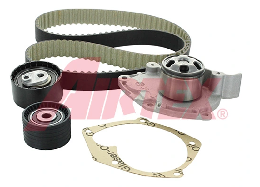 ремкомплект ГРМ (ремень+ролики+помпа) Renault Megane II-III, Scenic II, Trafic 2.0 01->  (AIRTEX)