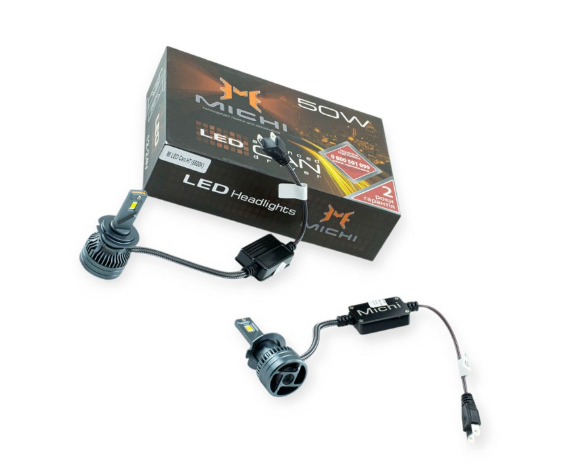 лампа LED H7 12V 8 PLUS 80W 6500K радиатор + обманка