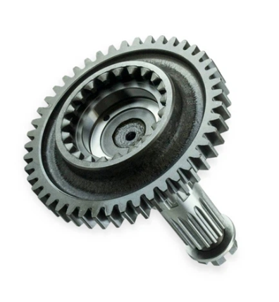 вал вторичный МТЗ (ДК) с гайкой