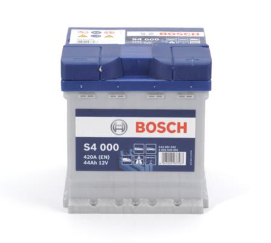 Аккумулятор Bosch S4 Silver 44Ah En420, правый "+" 175x175x190 (ДхШхВ)