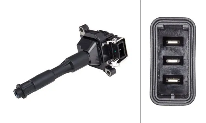 катушка зажигания BMW 3 (E36-E46), 5 (E39), 7 (E38)  (двиг.M52/M54/M62/S50)  (89-01)  (HELLA)