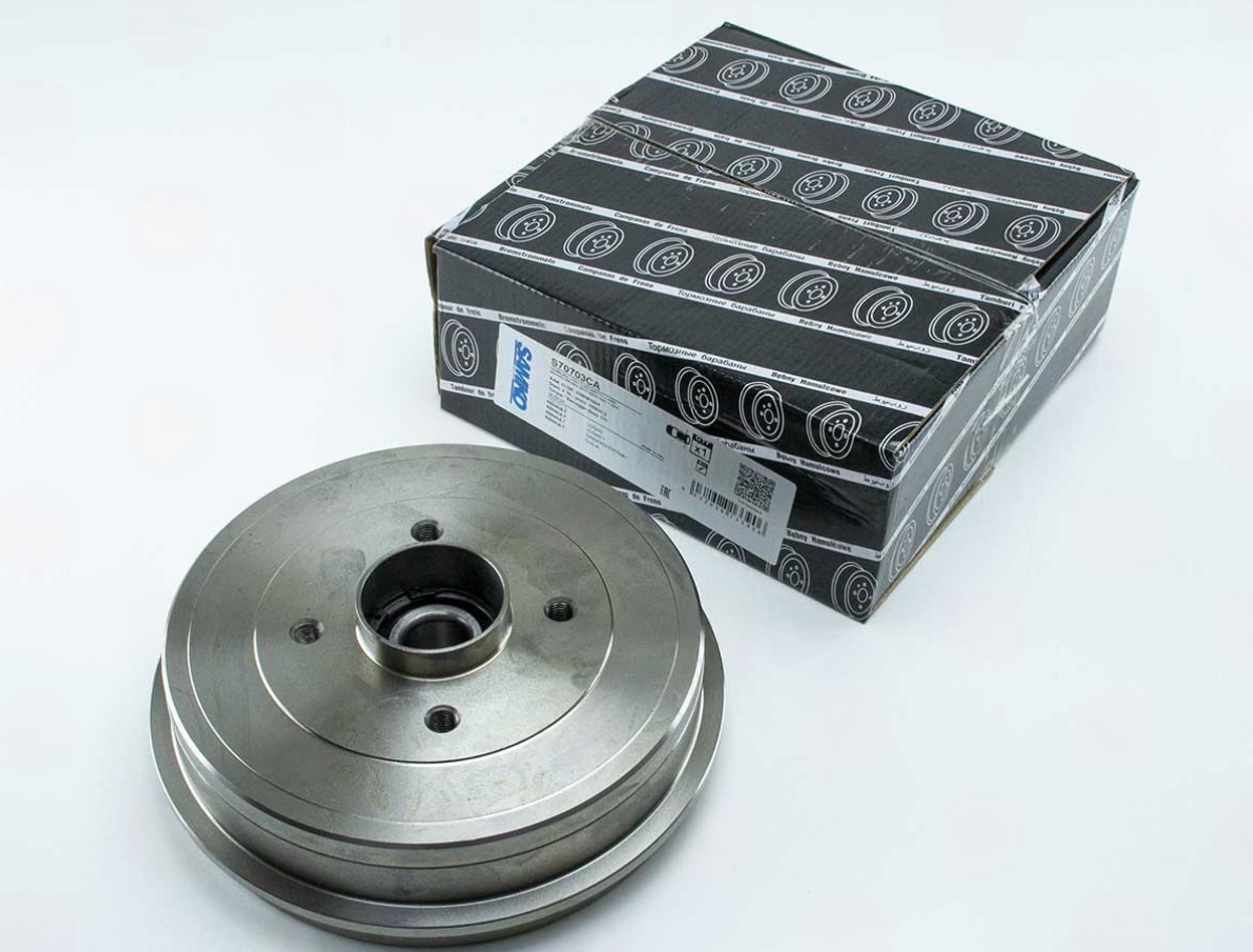 барабан тормозной Logan d-203mm с подш. с ABS  (LPR-SAMKO)