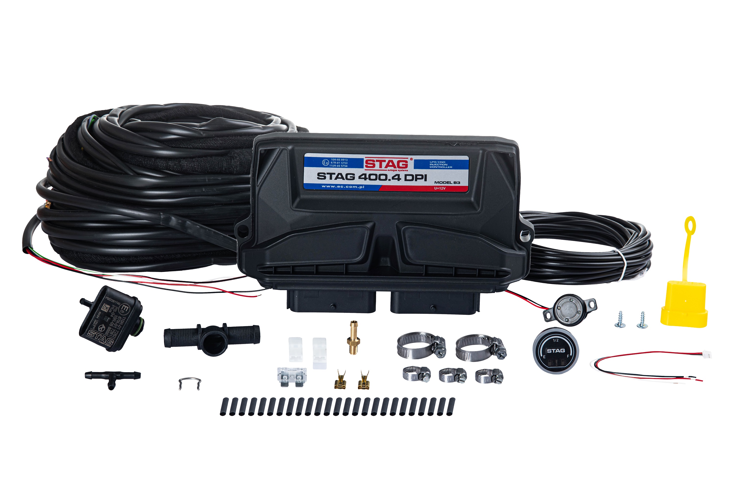 электроника 4ц STAG-400 DPI (прямой впрыск) версия В3 разъемы типа Valtek, LED-600