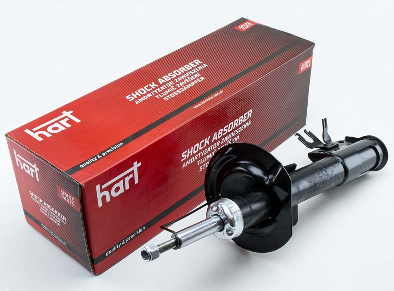 амортизатор пер. Fiat Panda 03-> правый R  (HART)