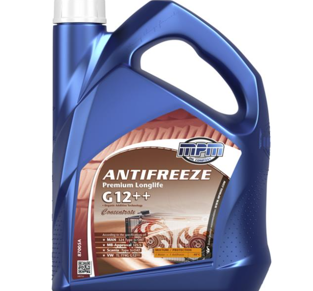 Антифриз MPMOIL / концентр. / червоний / 5л. /( VW TL 774G (G12++), MB 325.5, MAN 324 Type Si-OAT)