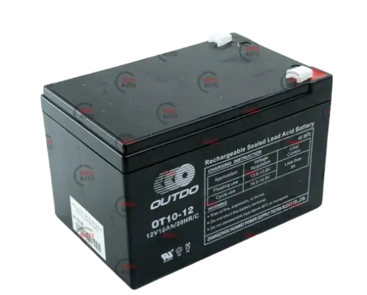 акб  12V 10А (151x98x100) SLA промышленный OUTDO черный