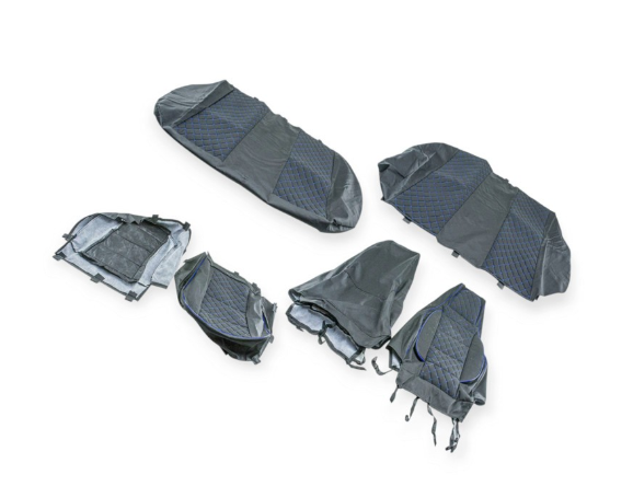 чехлы салона ВАЗ 2108-21099, 2113-2115 РОМБ синие