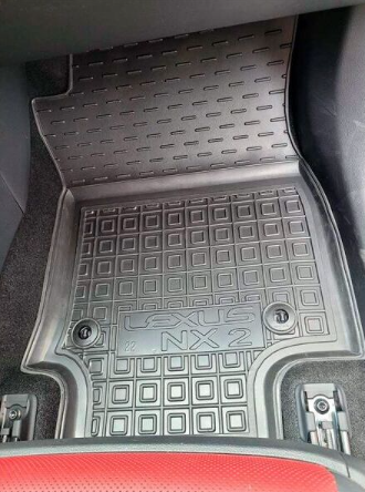 коврики салона Lexus NX (Hybrid) 2014-> борт 2,5см, с перемычкой 11467 - зображення 2