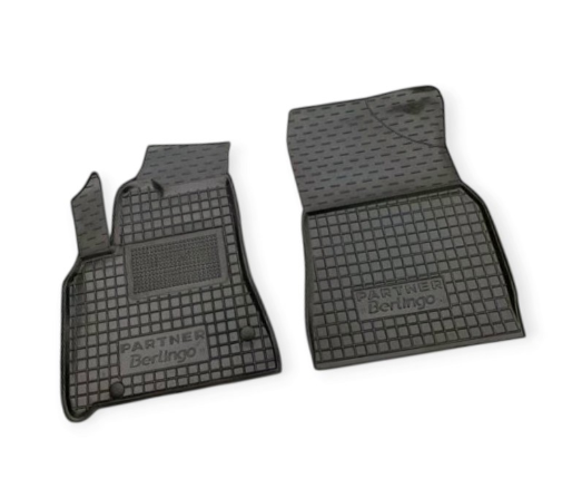 коврики салона Peugeot Partner 2010-> 1+2 борт 2,5см