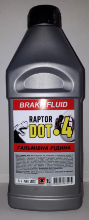 жидкость торм. 1л   "DOT-4"  Raptor