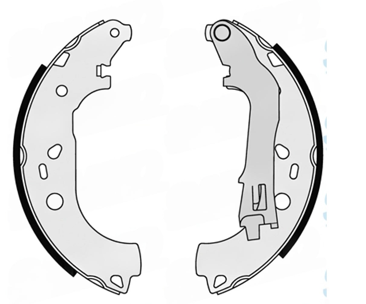 Колодки гальмівні барабанні