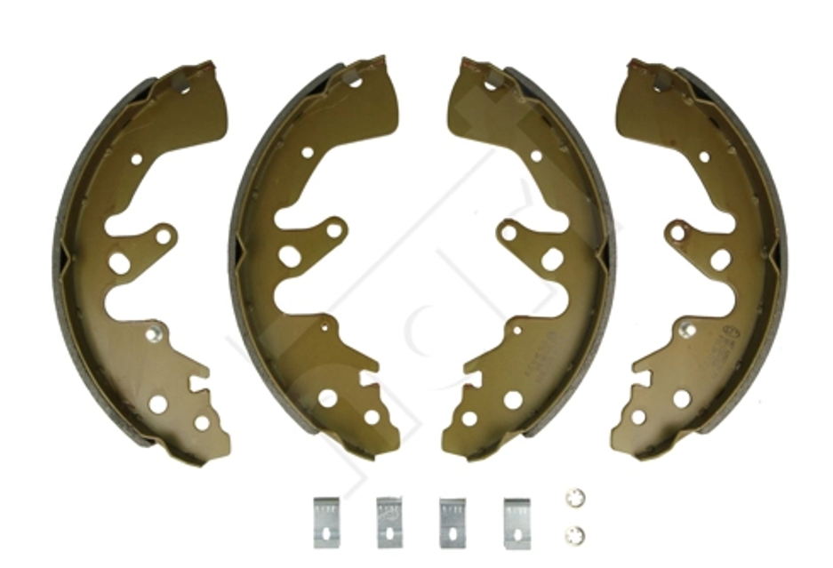 колодки барабанные Fiat Doblo 10->, Opel Combo 10->  (254x57.3) с пруж. (HART)