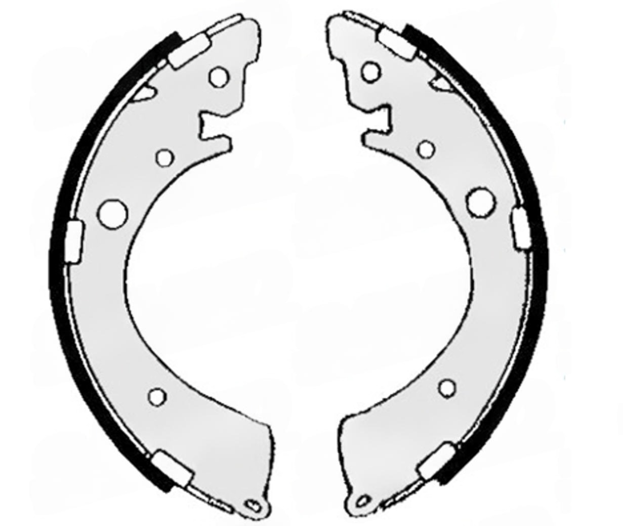 колодки барабанные Honda Accord, Civic 85->  (d200x37mm)  (LPR-Samko)