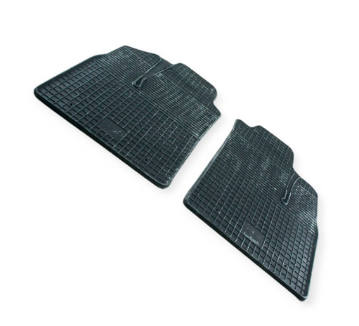 коврики салона Fiat Doblo I 2000-2010  борт 1см, евроклетка, передние Polytep