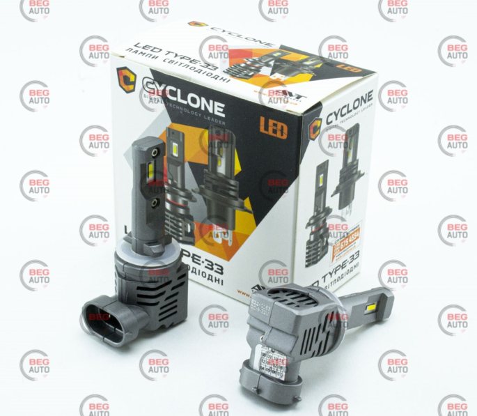 лампа LED H27 12V Type 33 12W 5000K 4800L радиатор