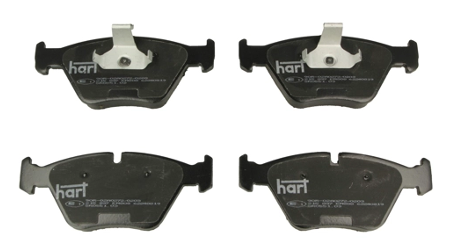 колод.торм. пер. BMW 3 E46, X3 (E83)  (Teves)  (HART)