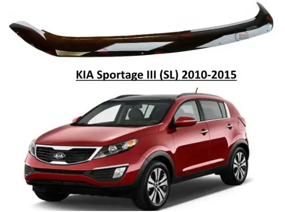 мухобойка KIA Sportage III (SL) 2010-2015 VIP Китай