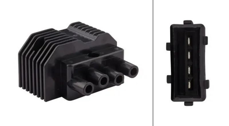 катушка зажигания Opel Astra F, G, Corsa A, B, Vectra A, B 1.2-1.6i 88->  (HELLA) 5DA193175-651 - зображення 2