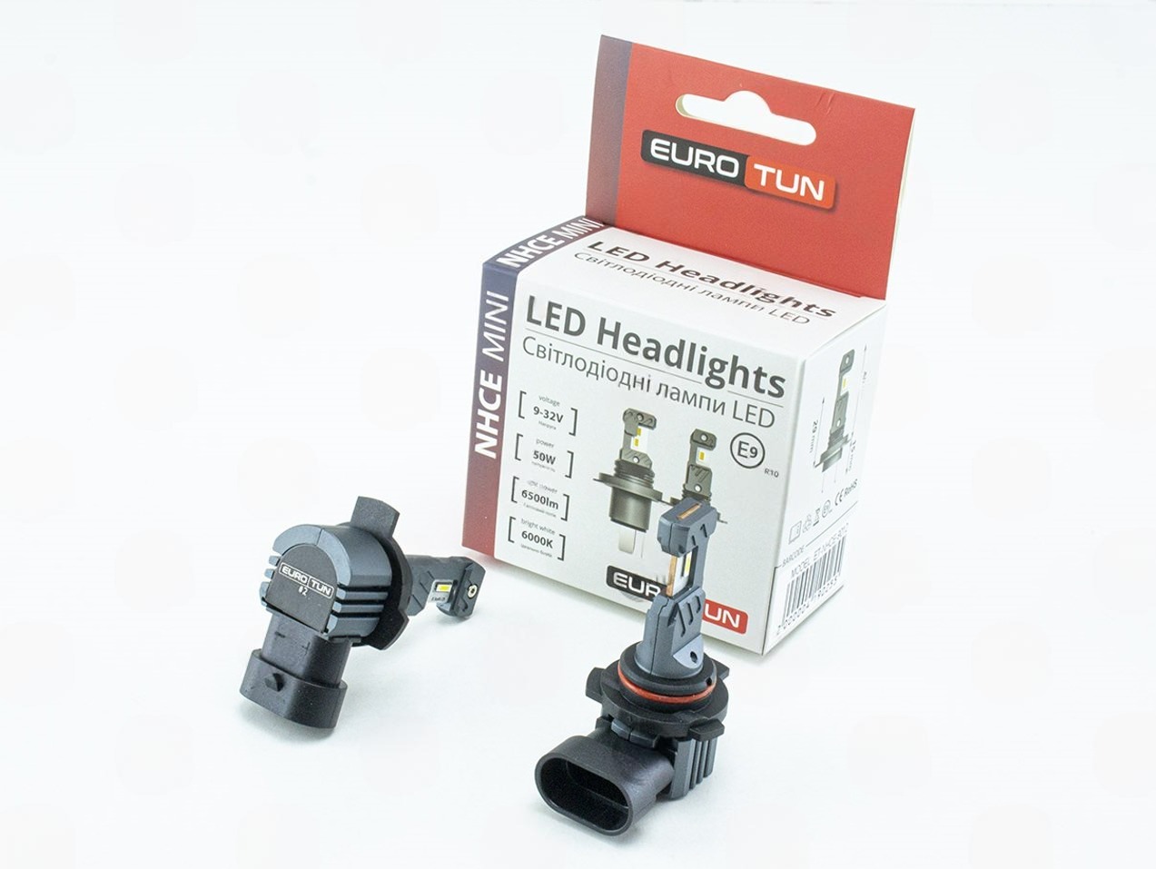 лампа LED HIR2 12V-24V  50W EUROTUN NHСE 6500L 6500K радиатор