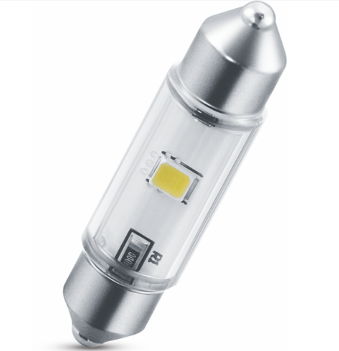 Лампа светодиодная AC лазер. 12-10 WHITE  1W 38мм 6000K PHILIPS 11854U30CWB1 - зображення 2