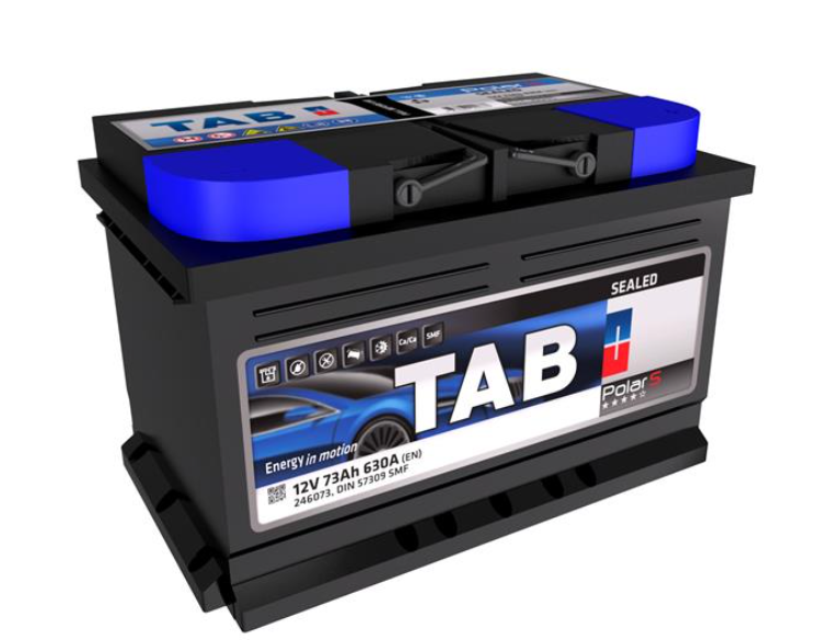 АКБ TAB POLAR S, R"+" 73Ah, En630 (278 x 175 x 175) правый "+", днищевая планка:b13