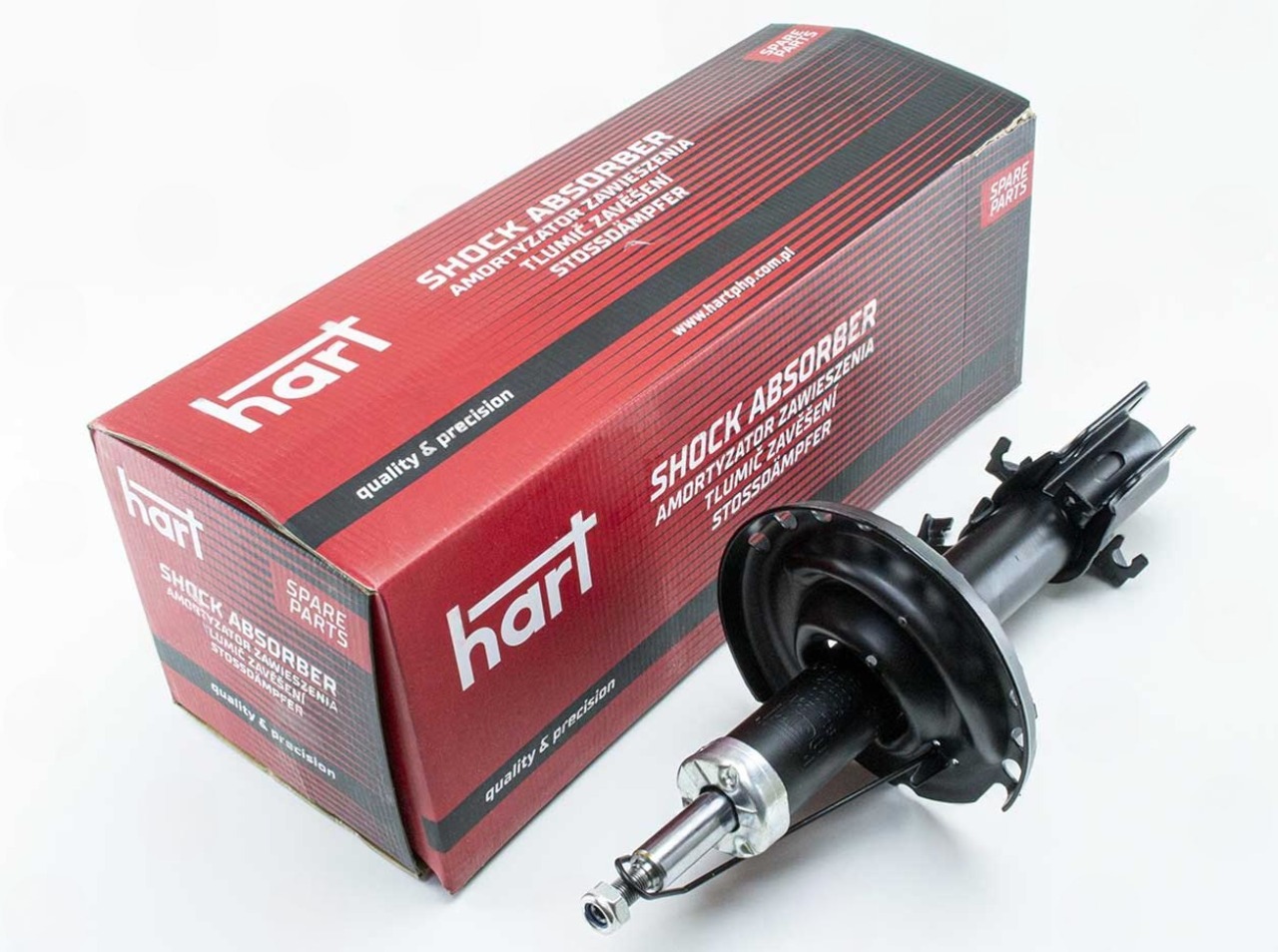 амортизатор пер. Nissan Micra (03-10) правый R  (HART)